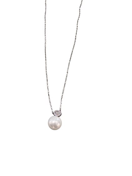 Collana Domar Donna in Argento Perla COAR-374-280 - COAR-374-280
